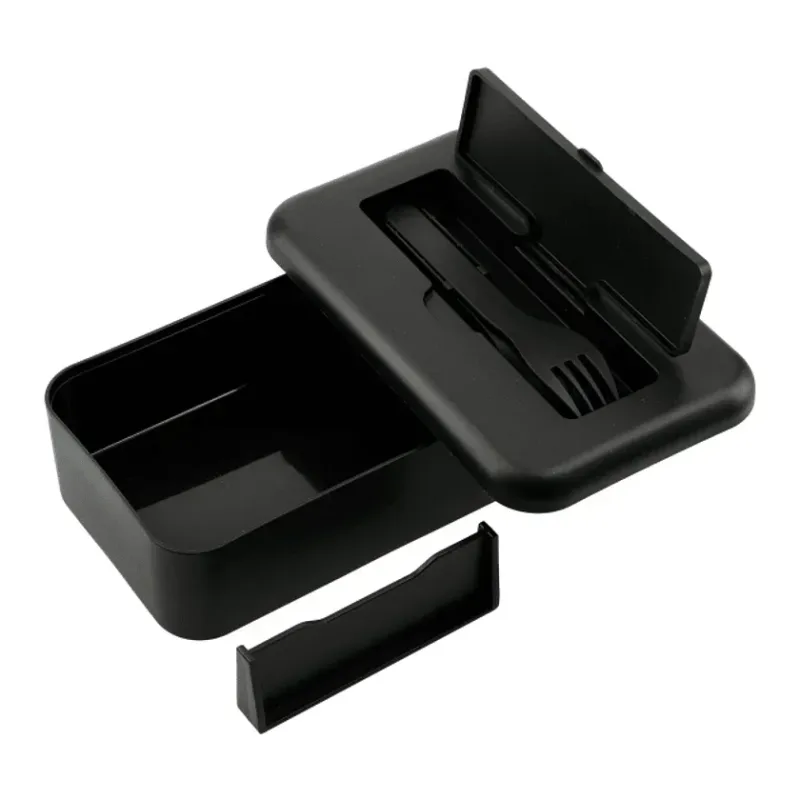 Personalized Bamboo Fiber Lunch Box with Utensils — view 8