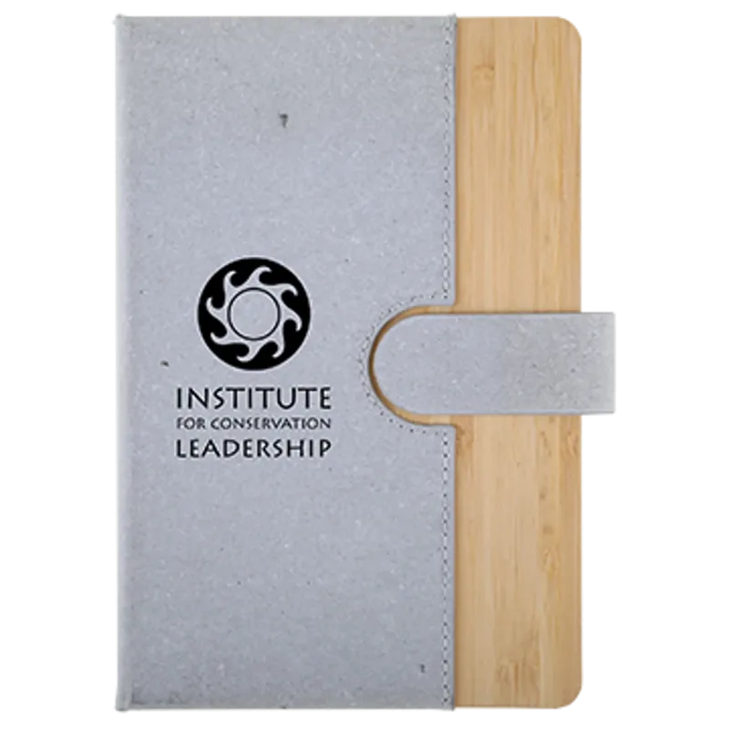Bamboo Journal w/ Magnetic Closure & FSC Paper — view 2