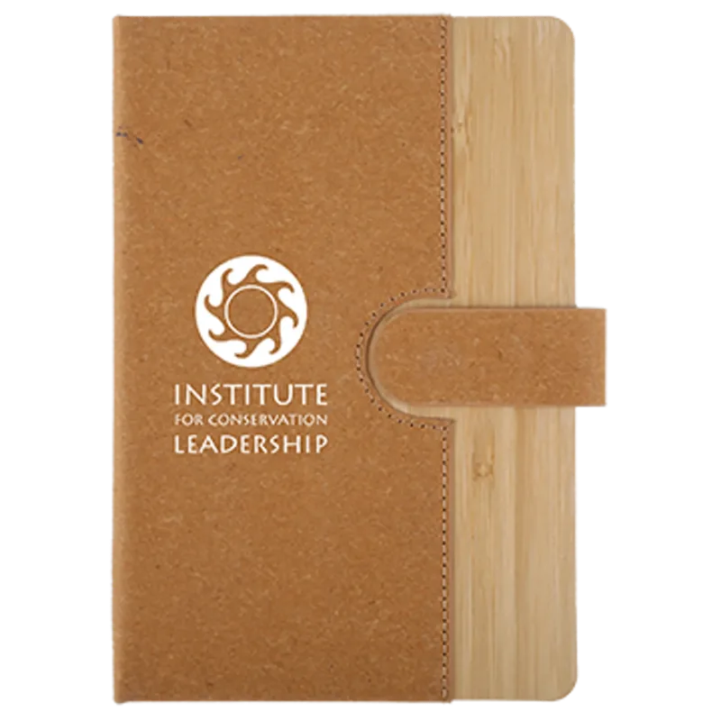 Bamboo Journal w/ Magnetic Closure & FSC Paper — view 3