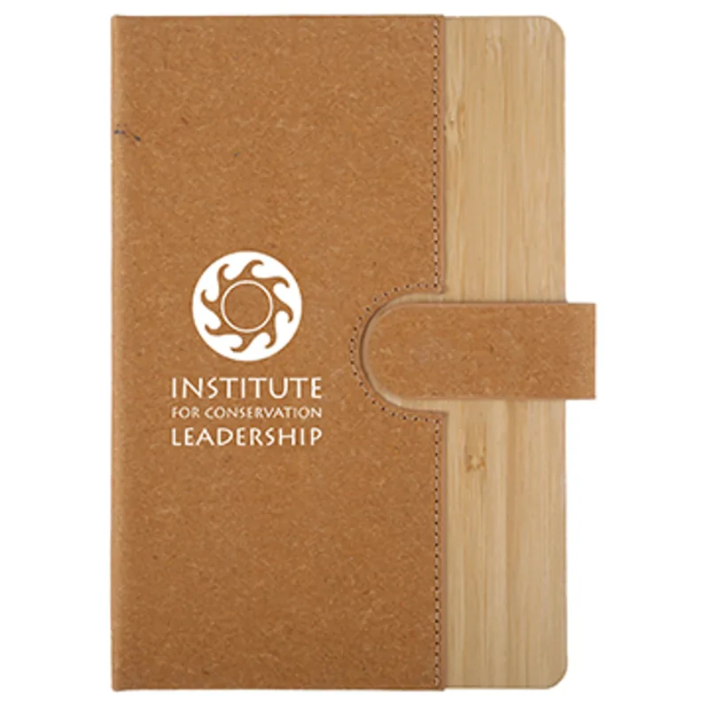 Bamboo Journal w/ Magnetic Closure & FSC Paper — view 6