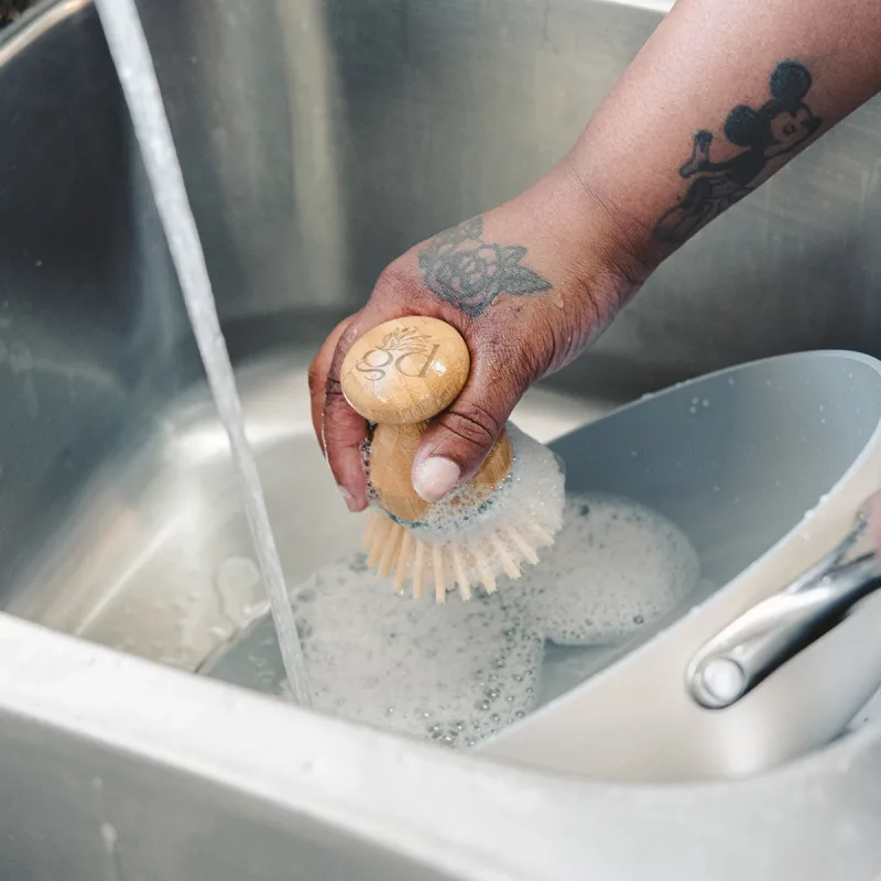 Bamboo Kitchen Scrub Brush — view 4