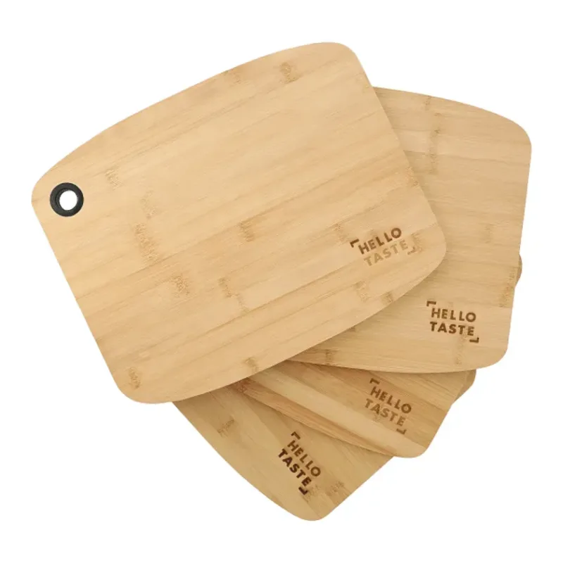 Bamboo Large Cutting Board with Silicone Grip — view 3