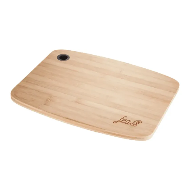 Bamboo Large Cutting Board with Silicone Grip — view 6
