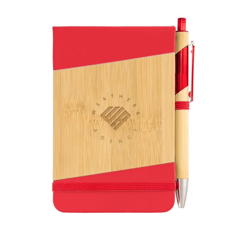 Bamboo Look Jotter & Pen — view 3
