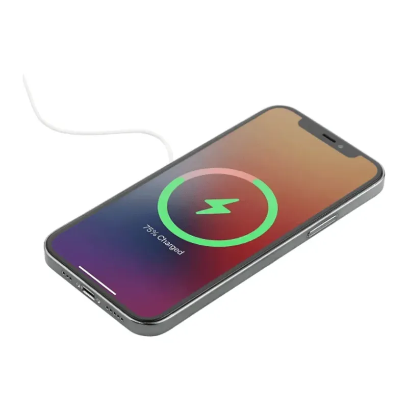 Custom Bamboo MagClick™ Fast Wireless Charging Pad — view 2