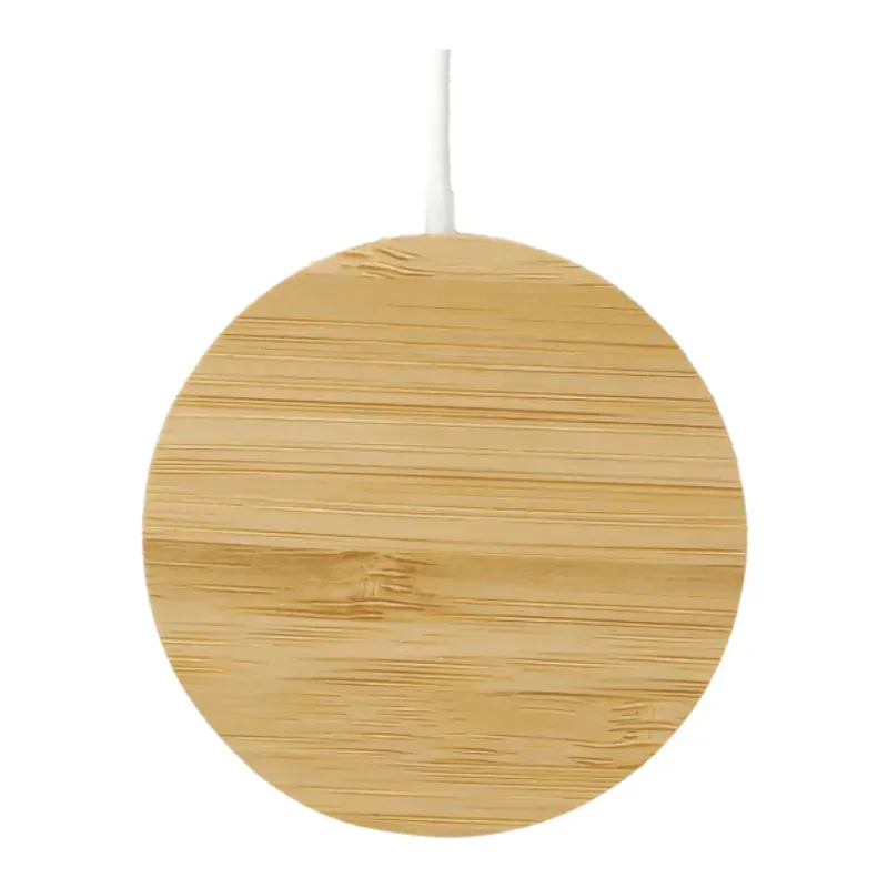 Custom Bamboo MagClick™ Fast Wireless Charging Pad — view 6