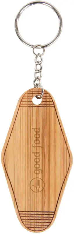 Logo Bamboo Motel Style Keychain