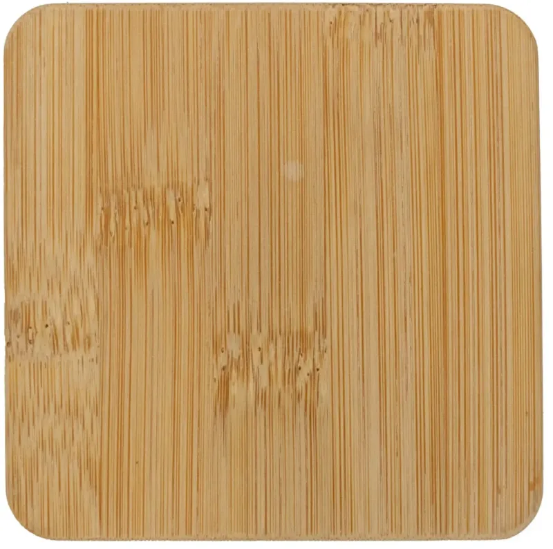 Custom Bamboo Coaster & Bottle Opener (Square) - Personalized Promotional — view 2