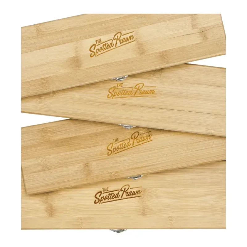 Custom Bamboo Wine Case Set — view 5