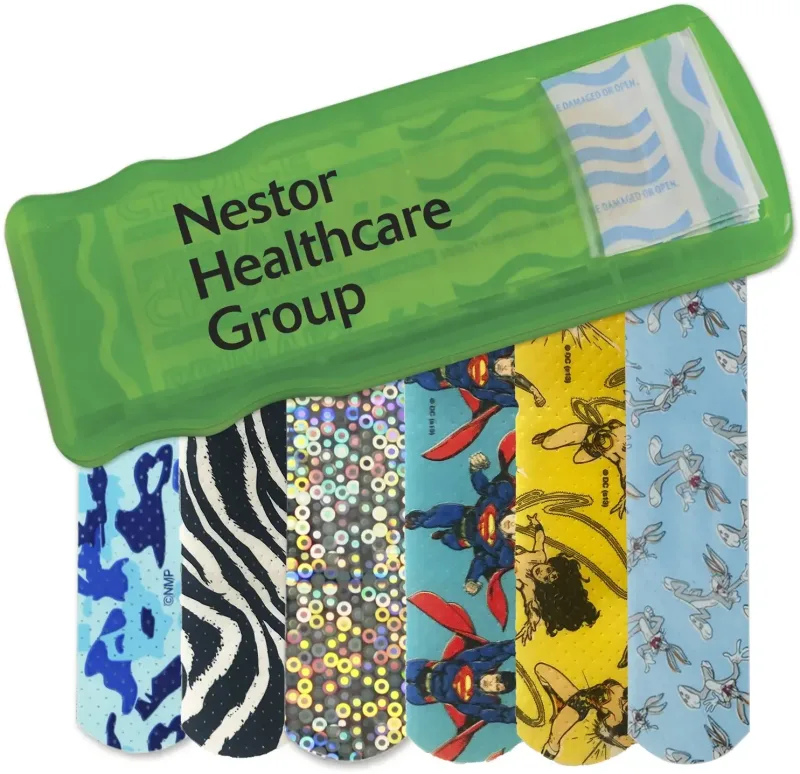 Personalized Patterned Bandage Dispenser — view 3
