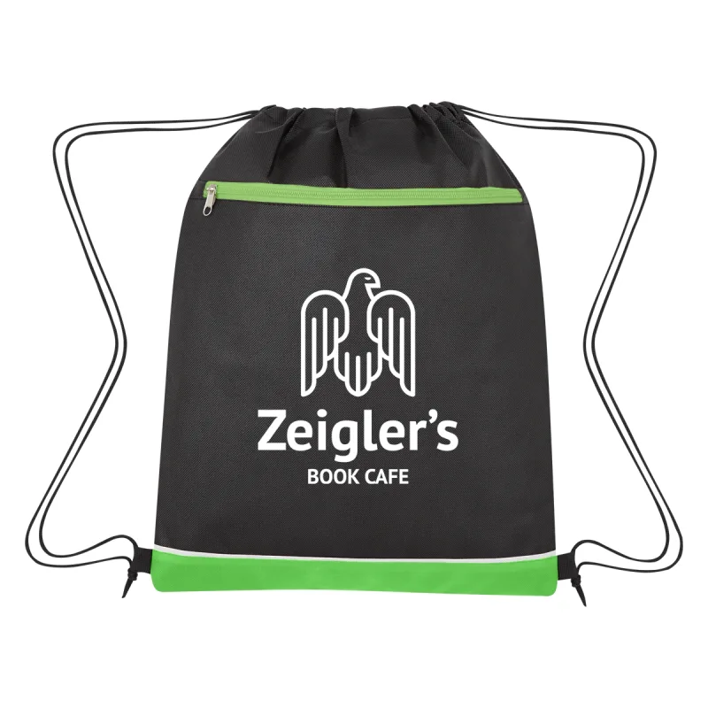 Bandura Non-Woven Drawstring Bag — view 6