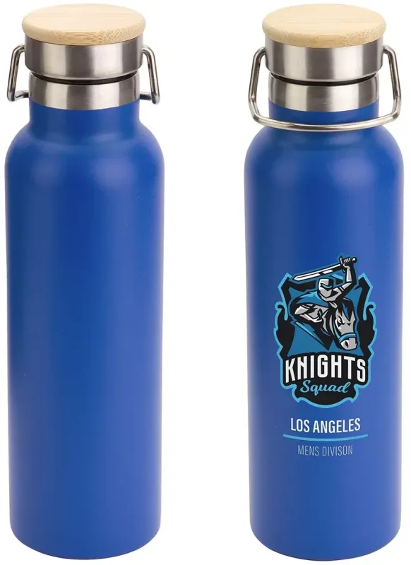 Logo-Branded Vacuum Insulated Stainless Steel Bottle (20 oz) — view 6