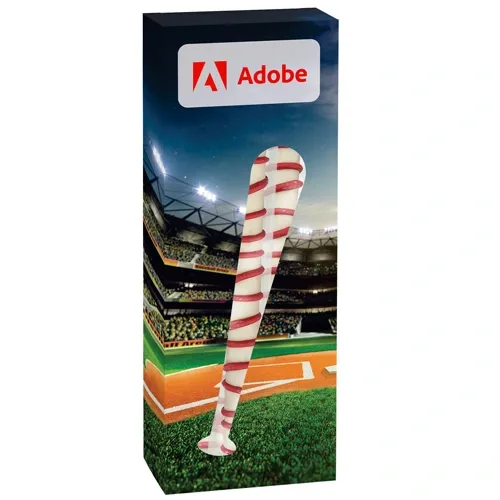 Baseball Bat Window Soft Touch Pretzel Box — view 3