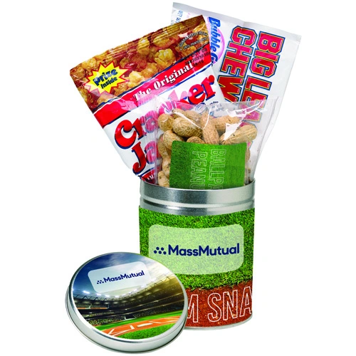 Baseball Fan Gift Tin - Crowd Pleaser Size