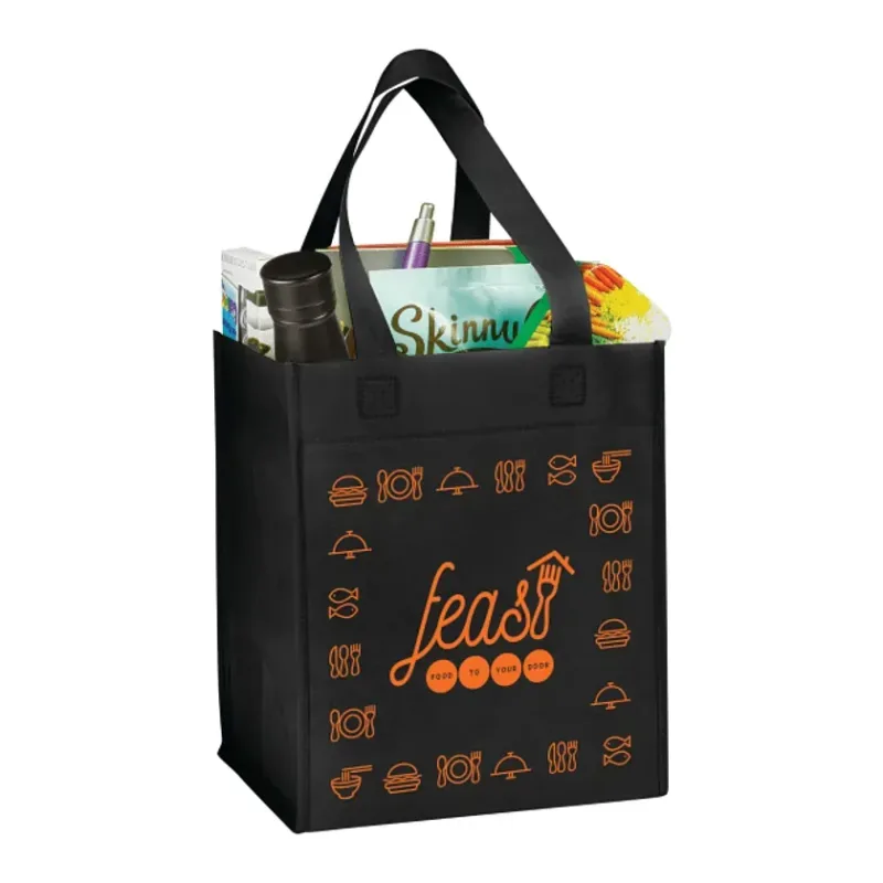 Customizable Basic Grocery Tote - 80g Non-Woven Polypropylene — view 11
