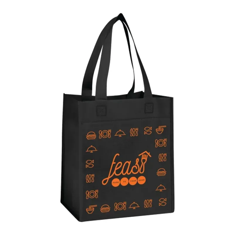 Customizable Basic Grocery Tote - 80g Non-Woven Polypropylene — view 12