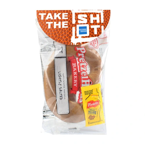 Basketball Soft Pretzel Combo Header Bag