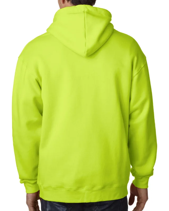 Bayside Adult USA Made Full-Zip Heavyweight Hooded Sweatshirt — view 4