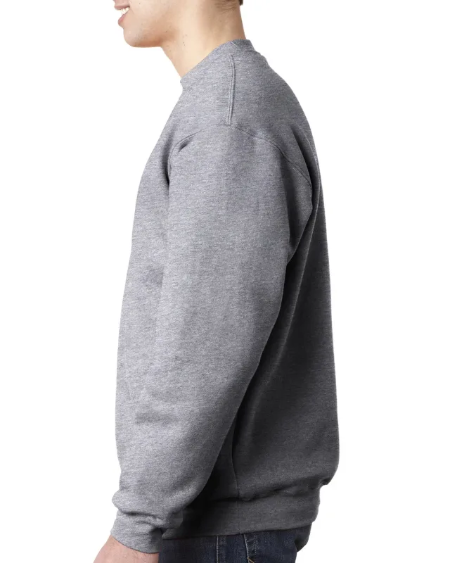 Bayside Adult USA Made Heavyweight Crewneck Sweatshirt — view 6