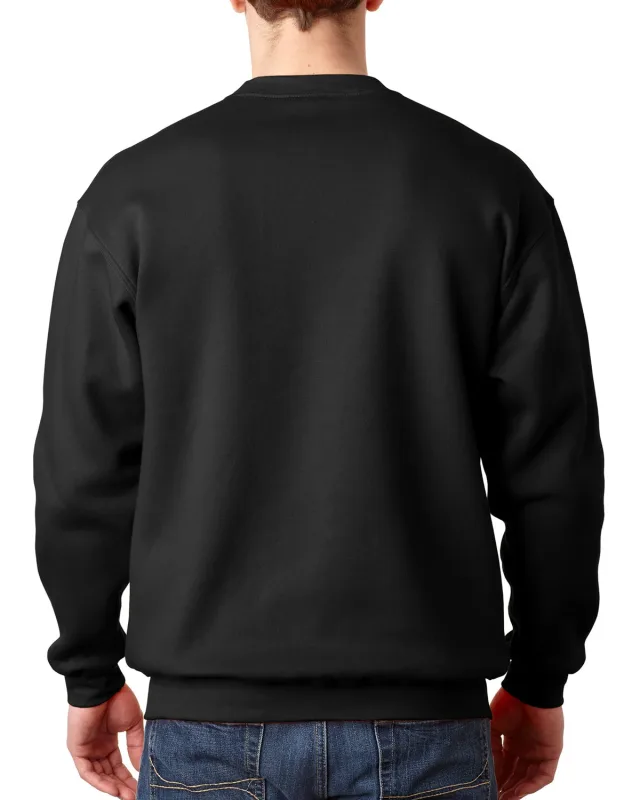 Bayside Adult USA Made Heavyweight Crewneck Sweatshirt — view 7