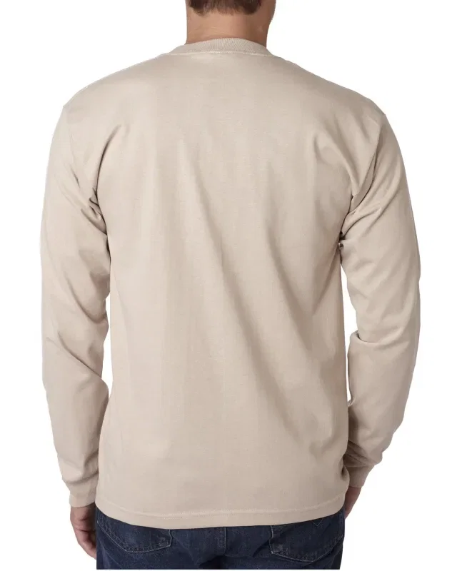 Bayside Adult USA Made Heavyweight Long-Sleeve Pocket T-Shirt — view 31