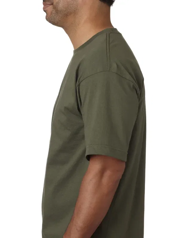 Bayside Adult USA Made Midweight T-Shirt — view 7