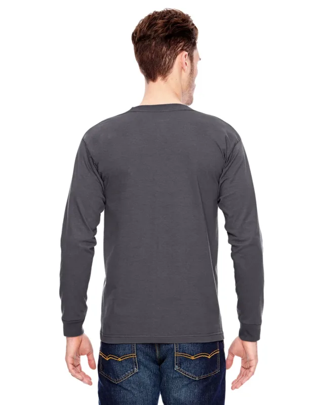 Bayside Unisex USA Made Heavyweight Long-Sleeve T-Shirt — view 10