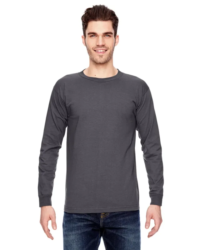 Bayside Unisex USA Made Heavyweight Long-Sleeve T-Shirt — view 11