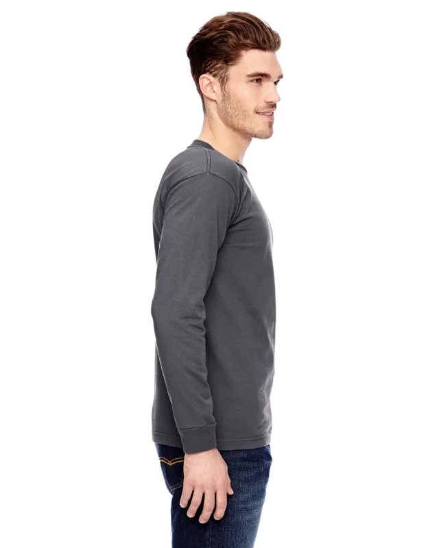 Bayside Unisex USA Made Heavyweight Long-Sleeve T-Shirt — view 12