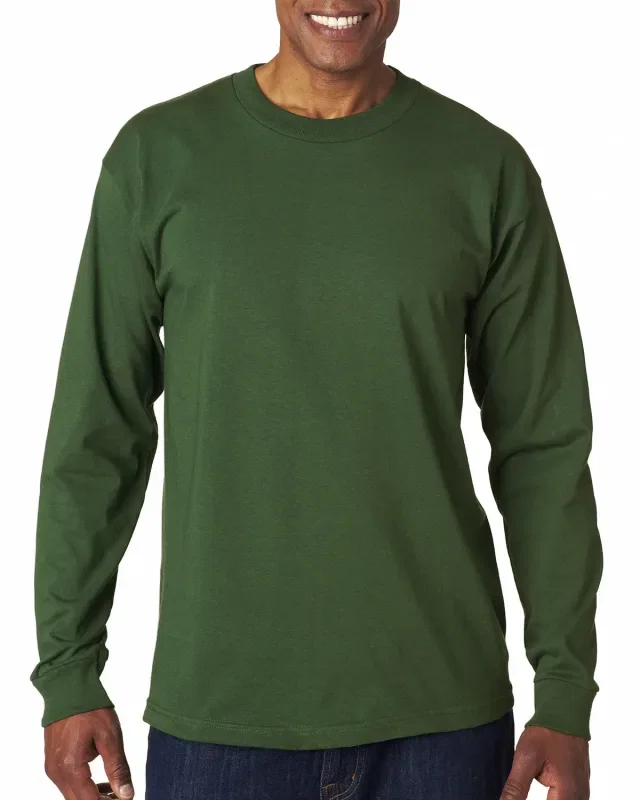 Bayside Unisex USA Made Heavyweight Long-Sleeve T-Shirt — view 14