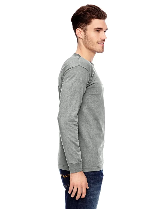 Bayside Unisex USA Made Heavyweight Long-Sleeve T-Shirt — view 18