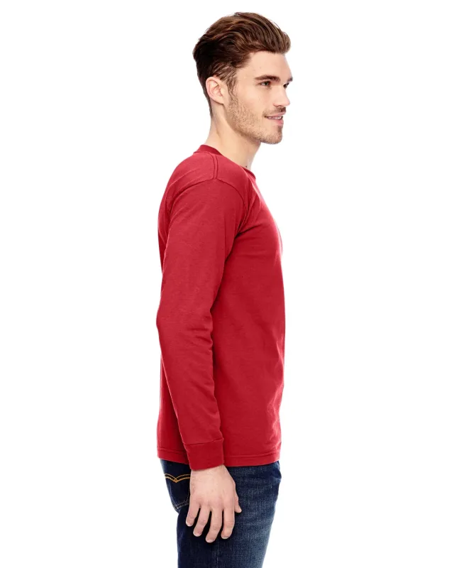 Bayside Unisex USA Made Heavyweight Long-Sleeve T-Shirt — view 24