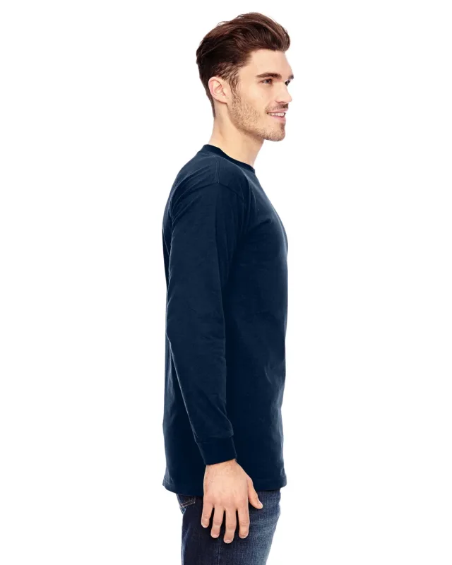Bayside Unisex USA Made Heavyweight Long-Sleeve T-Shirt — view 30