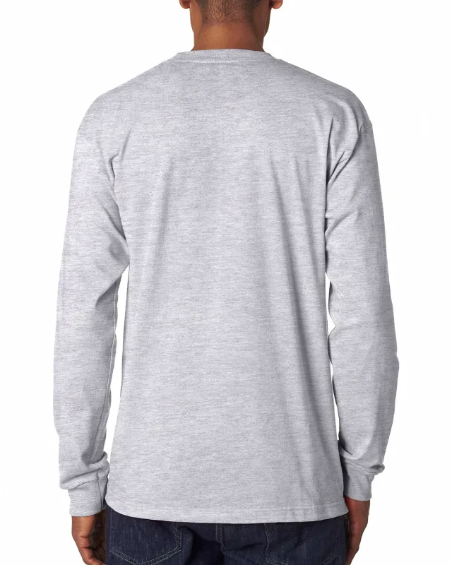 Bayside Unisex USA Made Heavyweight Long-Sleeve T-Shirt — view 4