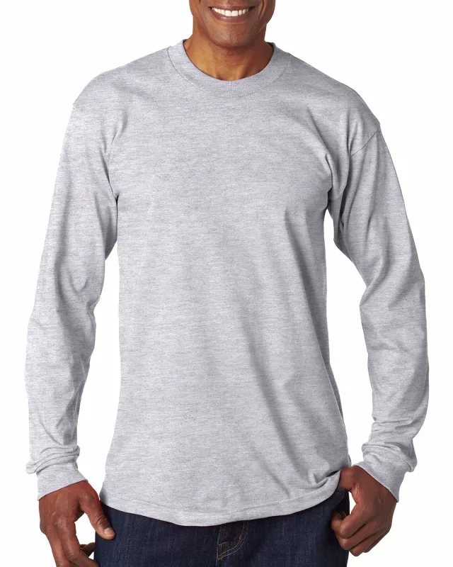 Bayside Unisex USA Made Heavyweight Long-Sleeve T-Shirt — view 5