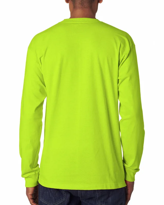Bayside Unisex USA Made Heavyweight Long-Sleeve T-Shirt — view 7