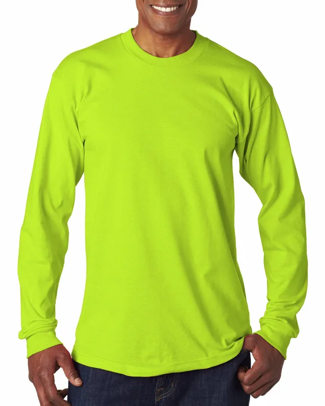 Bayside Unisex USA Made Heavyweight Long-Sleeve T-Shirt — view 8