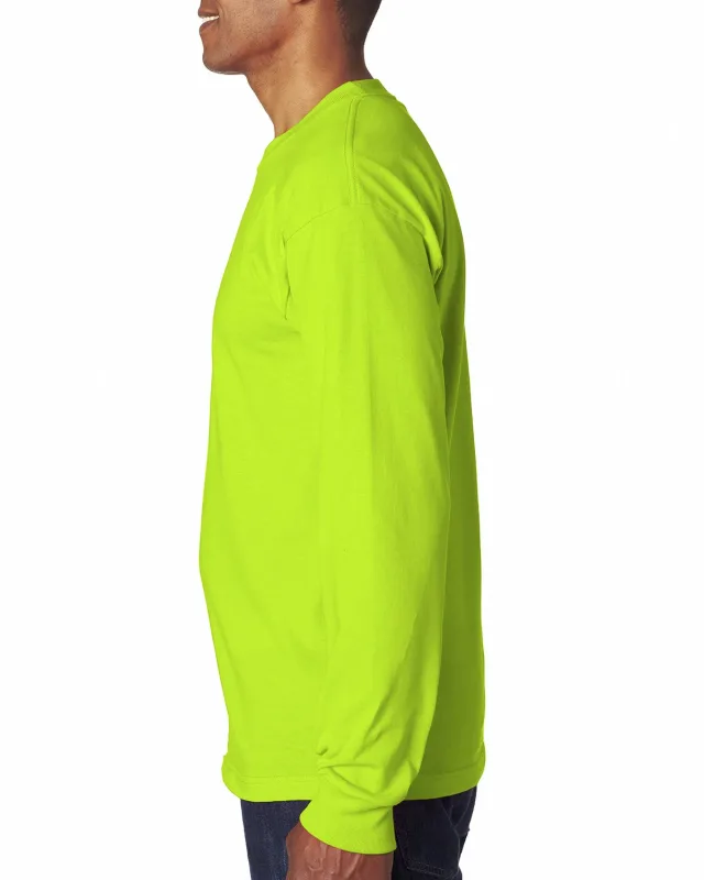 Bayside Unisex USA Made Heavyweight Long-Sleeve T-Shirt — view 9