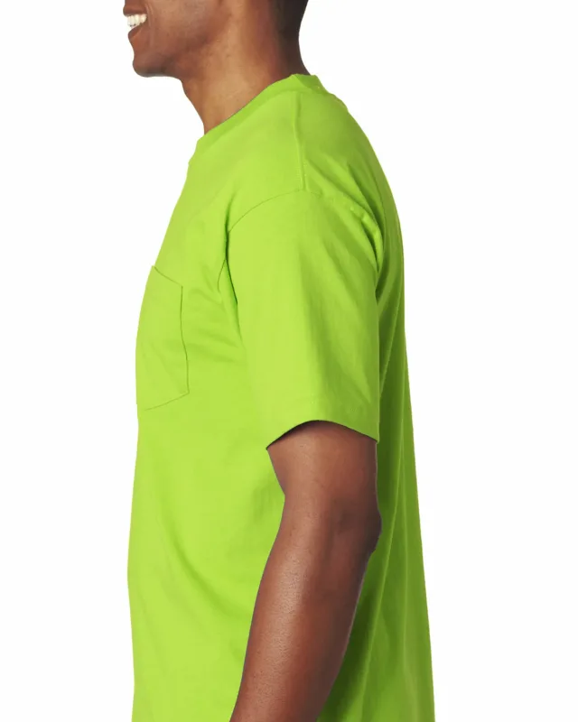 Bayside Unisex USA Made Heavyweight Pocket T-Shirt — view 12