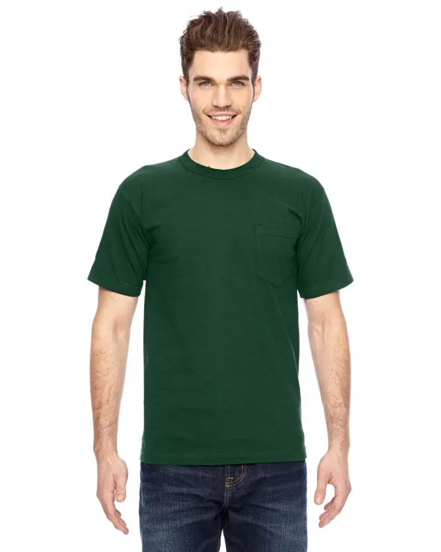 Bayside Unisex USA Made Heavyweight Pocket T-Shirt — view 17