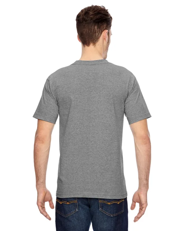 Bayside Unisex USA Made Heavyweight Pocket T-Shirt — view 19