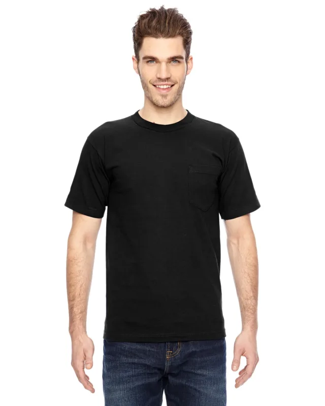 Bayside Unisex USA Made Heavyweight Pocket T-Shirt — view 23