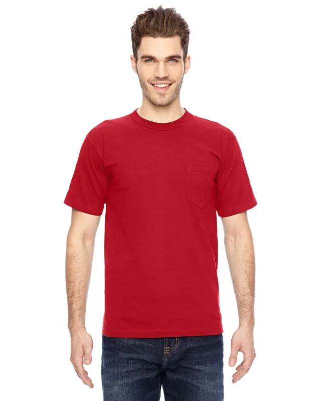 Bayside Unisex USA Made Heavyweight Pocket T-Shirt — view 26