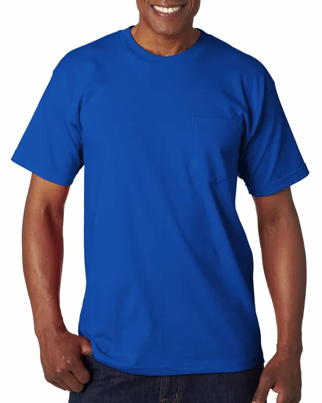 Bayside Unisex USA Made Heavyweight Pocket T-Shirt — view 29