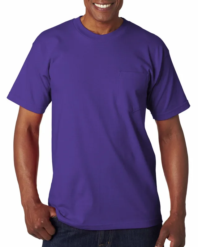 Bayside Unisex USA Made Heavyweight Pocket T-Shirt — view 35
