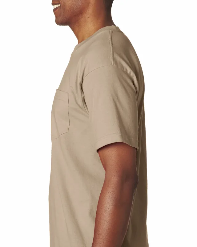 Bayside Unisex USA Made Heavyweight Pocket T-Shirt — view 39