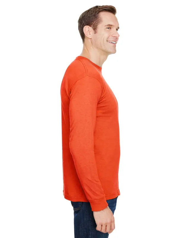 Bayside Unisex USA Made Long-Sleeve Pocket T-Shirt — view 30