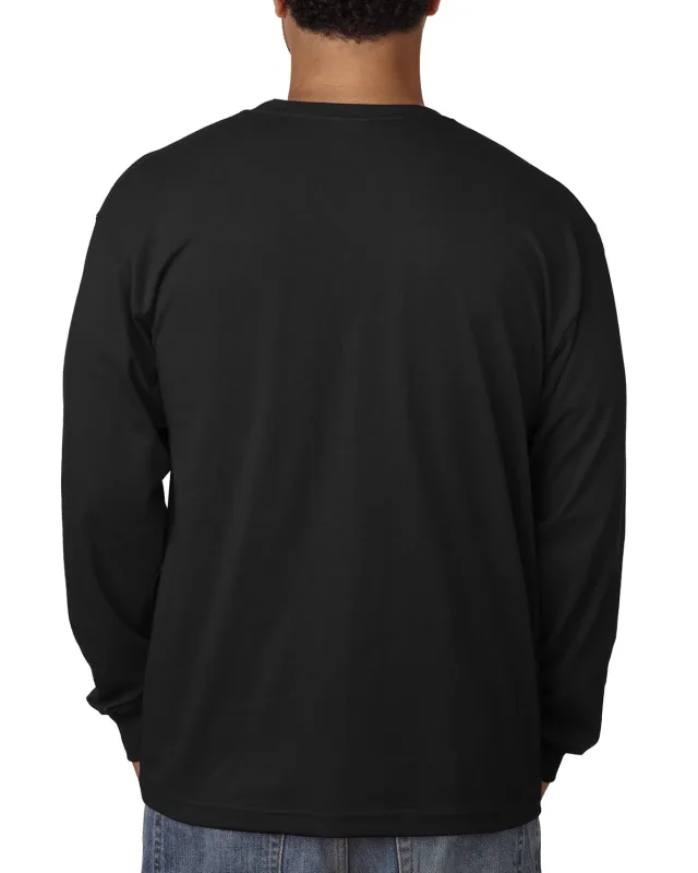 Bayside Unisex USA Made Midweight Long-Sleeve T-Shirt — view 10