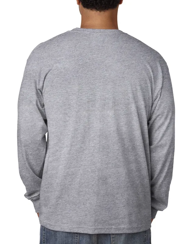 Bayside Unisex USA Made Midweight Long-Sleeve T-Shirt — view 7