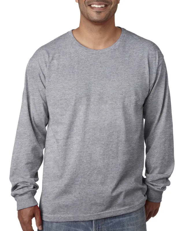 Bayside Unisex USA Made Midweight Long-Sleeve T-Shirt — view 8